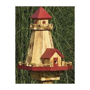  Nautical Lighthouse Bird Feeder and Birdhouse Combo 