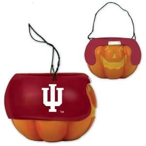  Indiana Hoosiers Ncaa Halloween Pumpkin Candy Bucket (5.5 