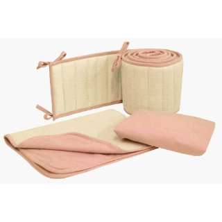  Salmon colored organic cradle set from Tadpoles Baby