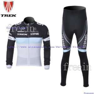  winter 2011 trek long sleeve fleece cycling jerseys and pants 