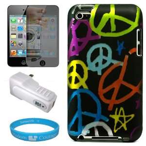 Design Rubberized Protective 2 Piece Crystal Case Cover for Apple iPod 