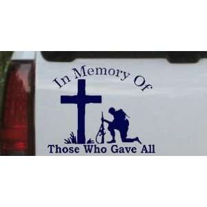   Who Gave All Military Car Window Wall Laptop Decal Sticker Automotive