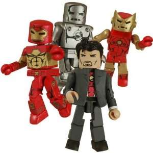  Iron Man Through The Ages 4pk Minimates Comic Con 