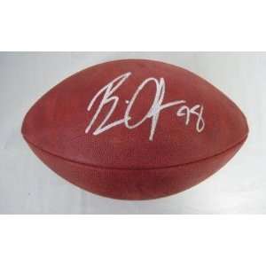  Brian Orakpo Autographed Football   The Duke PSA DNA 