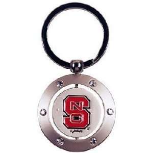  North Carolina State University Keychain Spinner R Case 