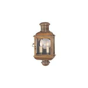  Chart House Small Carriage Lantern in Antique Burnished Brass 
