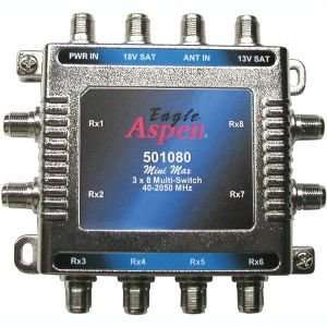  EAGLE ASPEN 501080 3 IN X 8 OUT MULTI SWITCH WITH OPTIONAL 