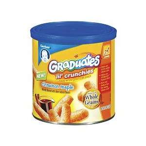 Gerber Graduates Lil Crunchies, Cinnamon Apple, 1.48 oz