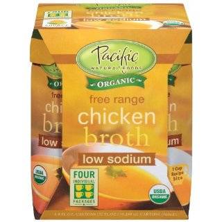   Organic Low Sodium Chicken Broth, 32 Ounce Containers (Pack of 12