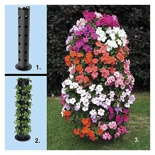  FLOWER TOWER THE ULTIMATE HANGING BASKET Patio, Lawn 