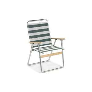  Folding Aluminum Sling Arm Patio Lounge Chair Patio, Lawn & Garden