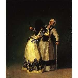   painting name The Duchess of Alba and Her Duenna, By Goya Francisco
