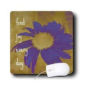   Joy Every Day  Inspirational Quotes  Art   Mouse Pads Electronics