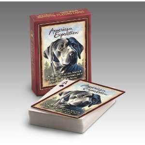 Black Lab Wildlife Playing Cards 