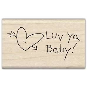  Luv Ya Baby   Rubber Stamps