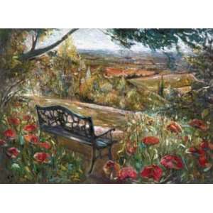  Mary Dulon 33W by 24H  Spirit of the Garden Two CANVAS 