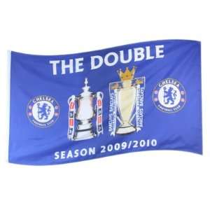   Chelsea FC   Official Double Winners 5ft x 3ft Flag