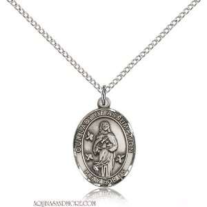  Our Lady of Assumption Medium Sterling Silver Medal 