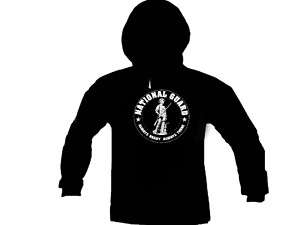 US Armed Forces National Guard Army Black Sweat Hoodie  