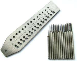 Tap and Die Set 0.7mm to 2.00mm 14 Taps and Dies  