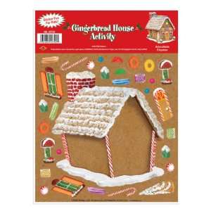 Gingerbread House Sticker Activity Case Pack 168 