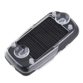 Solar Powered Bluetooth Cell Phone Car Kit Handsfree FM  