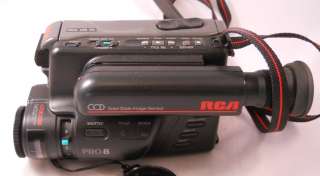 RCA E72118 PRO8 Video8 CAMERA CAMCORDER   FOR PARTS OR REPAIR  