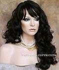EXTRA LONG Layered Curly Darkest Brown WAVY WIG Hairpiece HSBY 2