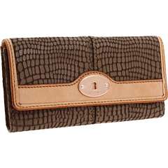 Fossil Maddox Embossed Flap Clutch    BOTH 