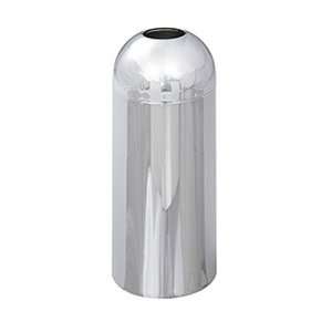 Reflections Dome Top Waste Receptacle, Open Top, All Chrome Finish, 15 