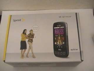 BRAND NEW SPRINT LG OPTIMUS S 670 NO CONTRACT BLACK IN THE BOX NEW 
