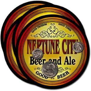  Neptune City , NJ Beer & Ale Coasters   4pk Everything 