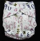 1pc new BABY AIO Re Usable CLOTH DIAPERS NAPPY 1 INSERT E20  