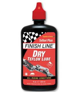 FINISH LINE DRY TEFLON LUBE 4OZ FOR BICYCLE CYCLING CHAIN LUBRICATION 