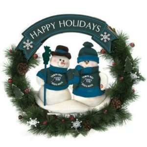  Tampa Bay Devil Rays 20 Team Snowman Wreath Sports 