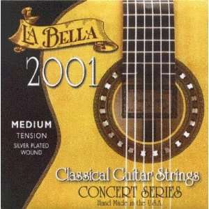  La Bella Classical Guitar 2001 Classical Medium Tension 
