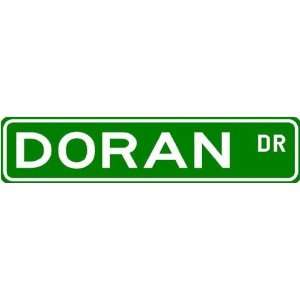 DORAN Street Name Sign ~ Family Lastname Sign ~ Gameroom, Basement 