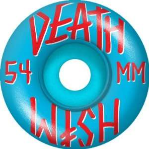    Deathwish Stacked 54mm Teal Skate Wheels