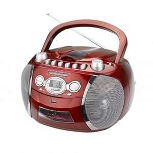   CD Player with Cassette Recorder, AM/FM Radio and USB Input