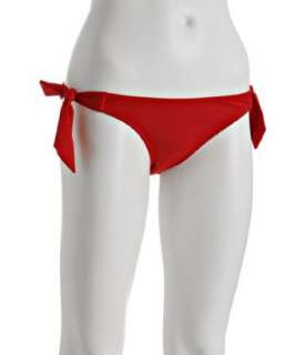 Lisa Curran Swim red side tie bikini bottoms  