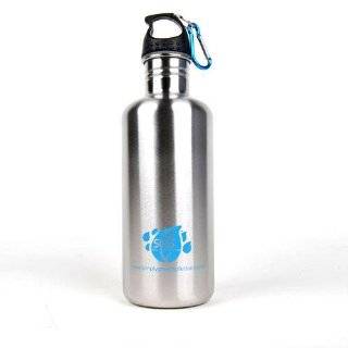 Stainless Steel Water Bottle Canteen 40oz.   Single Pack   Stainless 