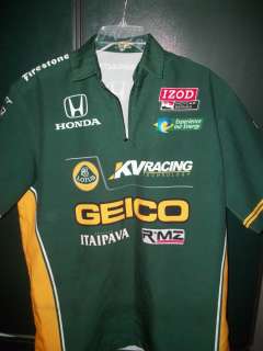   Official KV Racing Technology Lotus Crew Shirt Large Race worn  