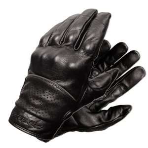   450 Full Throttle Black Large Classic Motorcycle Gloves Automotive