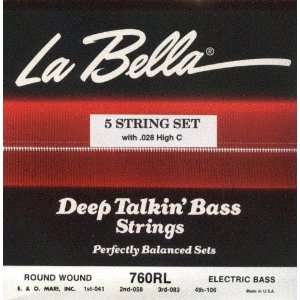  La Bella Electric Bass Guitar Deep Talkin` Bass Roundwound 