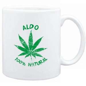  Mug White  Aldo 100% Natural  Male Names Sports 