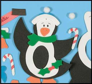 Penguin Frame Christmas Winter Craft Kit 4 Kids ABCraft  