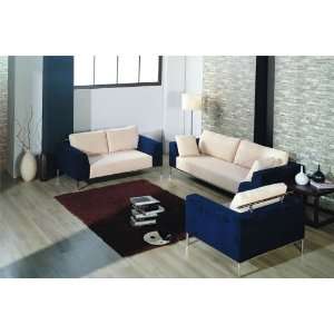  3pc Contemporary Modern Fabric Sofa Set, SH 226 S1