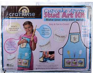 Apron Craft Kit, Stud art, Sewing, KIds Holiday Gifts  