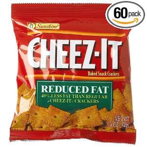 Sunshine Cheez it, 40% Reduced Fat Cracker, 1.5 Ounce Units (Pack of 