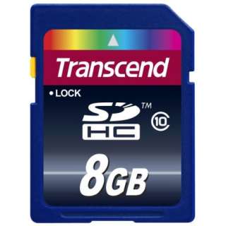 transcend 8 gb class 10 sdhc flash memory card ts8gsdhc10